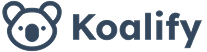 Logo featuring a koala illustration.